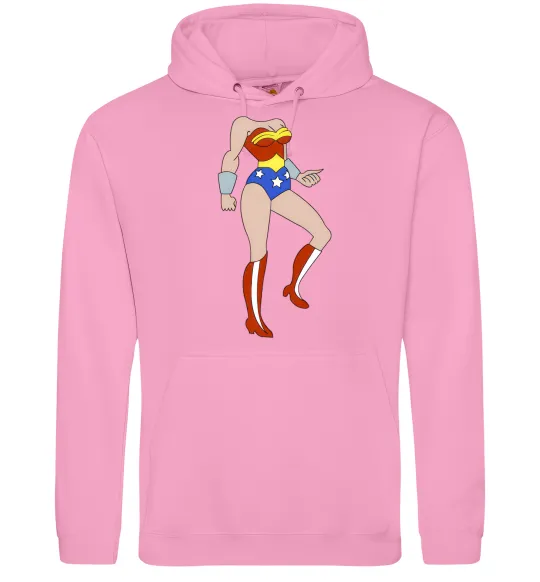 Женская толстовка (худи) SUPERWOMAN Розовый фото