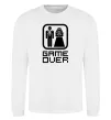 Світшот GAME OVER 8BIT Білий фото