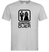 Чоловіча футболка GAME OVER 8BIT Сірий фото