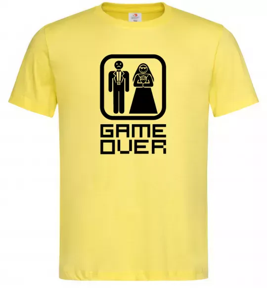 Чоловіча футболка GAME OVER 8BIT Лимонний фото