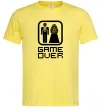 Чоловіча футболка GAME OVER 8BIT Лимонний фото