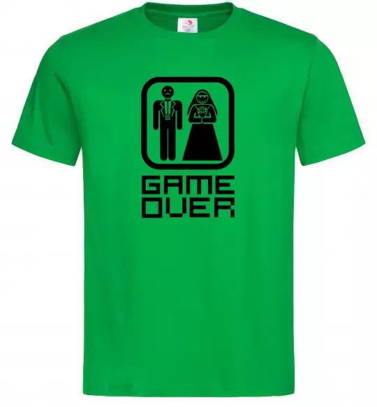 Чоловіча футболка GAME OVER 8BIT Зелений фото