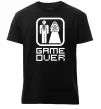 Чоловіча преміум футболка GAME OVER 8BIT Чорний фото