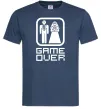 Чоловіча футболка GAME OVER 8BIT Темно-синій фото