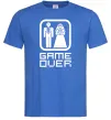 Чоловіча футболка GAME OVER 8BIT Яскраво-синій фото