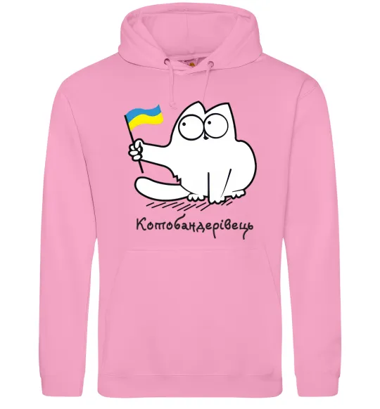 Чоловіча толстовка (худі) Котобандерівець Рожевий фото