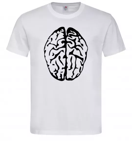 Чоловіча футболка МОЗГ Білий фото
