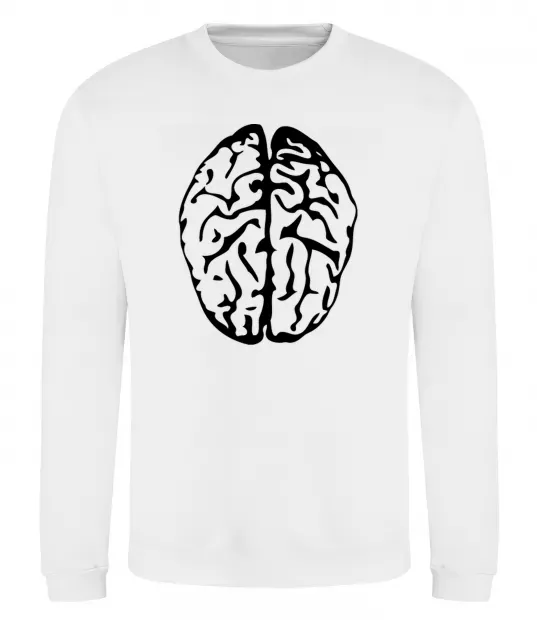 Свитшот МОЗГ Белый фото