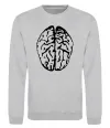 Свитшот МОЗГ Серый меланж Свитшот МОЗГ Серый меланж фото