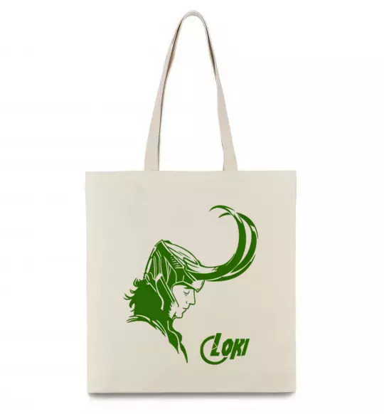 Еко-сумка ЛОКИ Бежевий фото