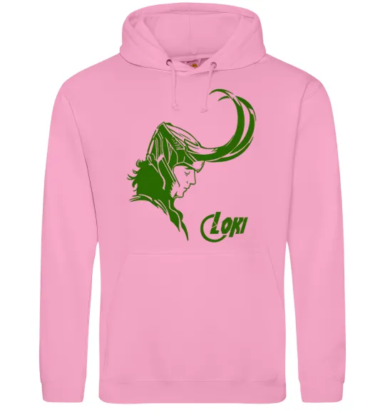 Жіноча толстовка (худі) ЛОКИ Рожевий фото