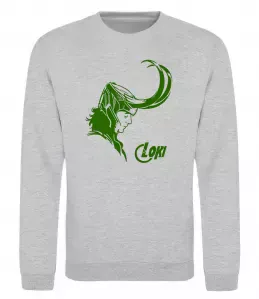 Свитшот ЛОКИ Серый меланж фото