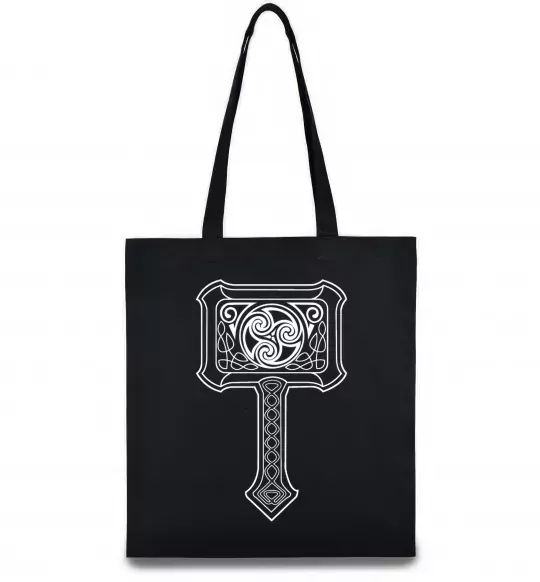 Еко-сумка МОЛОТ ТОРА Чорний фото