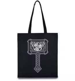 Эко-сумка Бетмен силует Черный фото