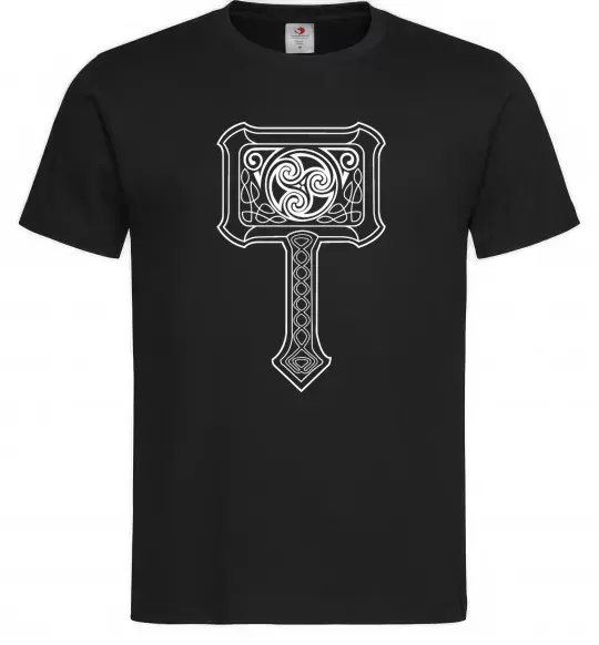 Чоловіча футболка МОЛОТ ТОРА Чорний фото