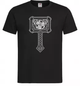 Мужская футболка МОЛОТ ТОРА Черный фото