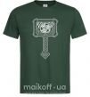 Чоловіча футболка МОЛОТ ТОРА Темно-зелений фото