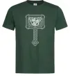 Чоловіча футболка МОЛОТ ТОРА Темно-зелений фото