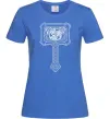 Женская футболка МОЛОТ ТОРА Ярко-синий фото