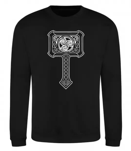 Свитшот МОЛОТ ТОРА Черный фото