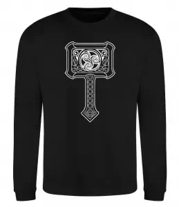 Свитшот МОЛОТ ТОРА Черный фото