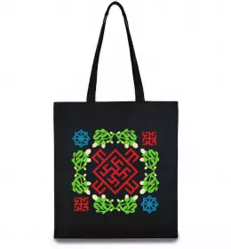 Эко-сумка Україна квадрати Бежевый фото