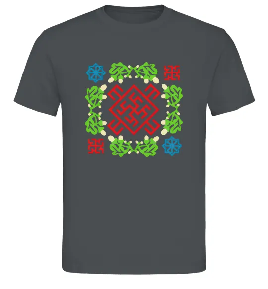 Чоловіча футболка ОБЕРІГ Графіт фото