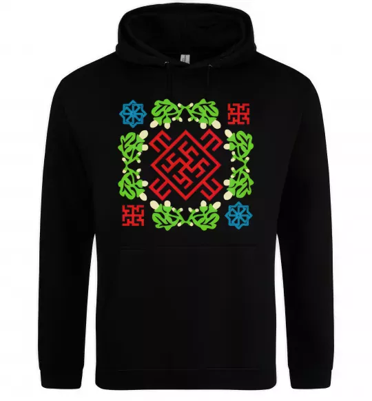 Жіноча толстовка (худі) ОБЕРІГ Чорний фото