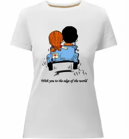 Женская премиум футболка Хрестики-нулики Белый фото