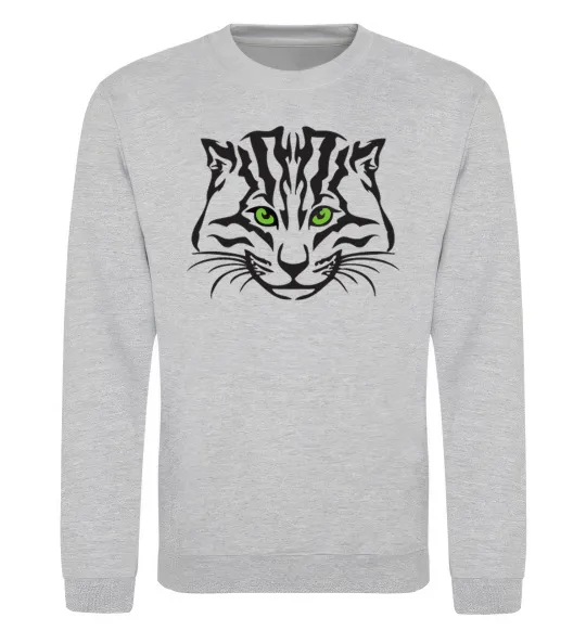 Свитшот TIGER Серый меланж фото