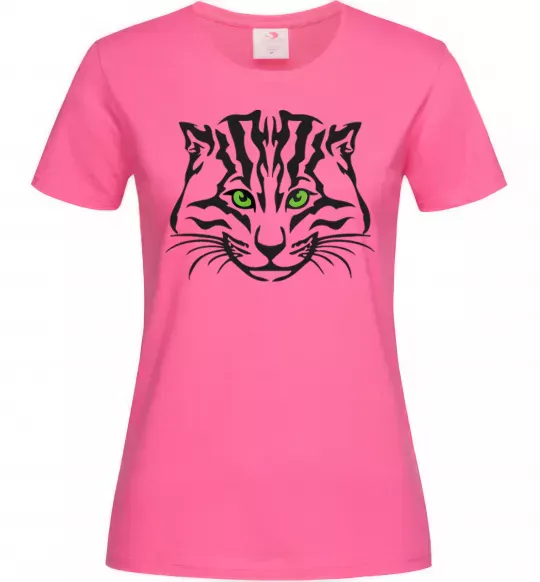 Жіноча футболка TIGER Яскраво-рожевий фото