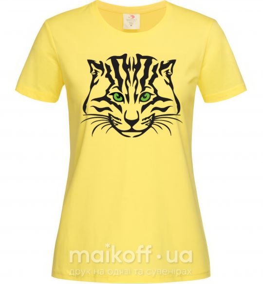 Жіноча футболка TIGER Лимонний фото