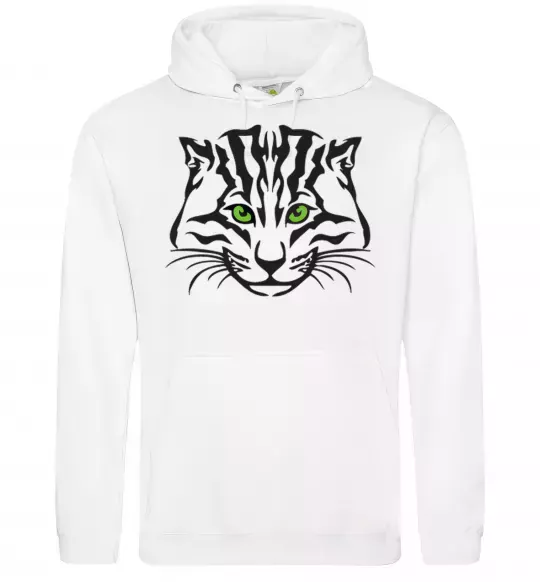 Мужская толстовка (худи) TIGER Белый фото