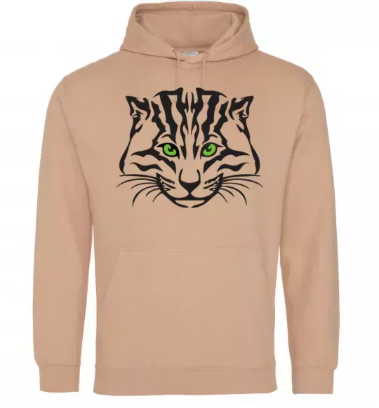 Мужская толстовка (худи) TIGER Песочный фото