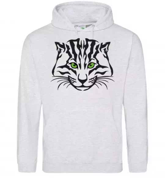 Жіноча толстовка (худі) TIGER Сірий меланж фото