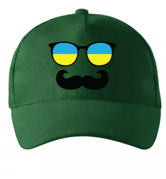 Кепка ОКУЛЯРИ Темно-зеленый фото