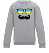 Детский Свитшот ОКУЛЯРИ Серый меланж Детский Свитшот ОКУЛЯРИ Серый меланж фото