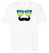 Футболка Оверсайз ОКУЛЯРИ Білий фото