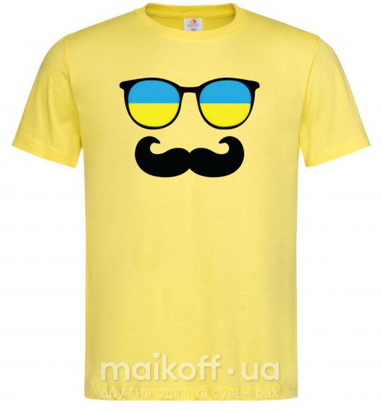 Мужская футболка ОКУЛЯРИ Лимонный фото