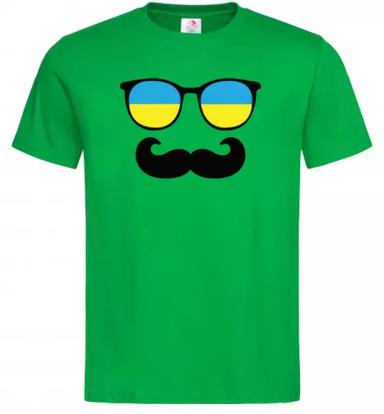 Мужская футболка ОКУЛЯРИ Зеленый фото