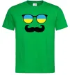 Мужская футболка ОКУЛЯРИ Зеленый фото