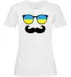Женская футболка ОКУЛЯРИ Белый фото