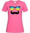 Женская футболка ОКУЛЯРИ Ярко-розовый фото