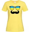 Женская футболка ОКУЛЯРИ Лимонный фото