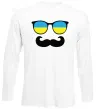 Лонгслив ОКУЛЯРИ Белый фото