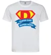 Мужская футболка DAD SUPER HERO Белый Мужская футболка DAD SUPER HERO Белый фото