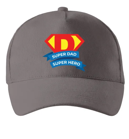 Кепка DAD SUPER HERO Сірий фото
