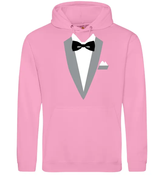 Чоловіча толстовка (худі) Фрак сірий Рожевий фото