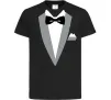 Детская футболка Фрак сірий Черный фото