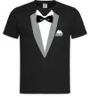 Чоловіча футболка Фрак сірий Чорний фото